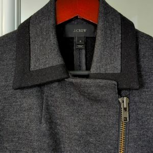 Gorgeous J. Crew Wool Moto Jacket